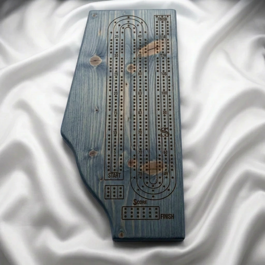 Provincial Hardwood Cribbage Board