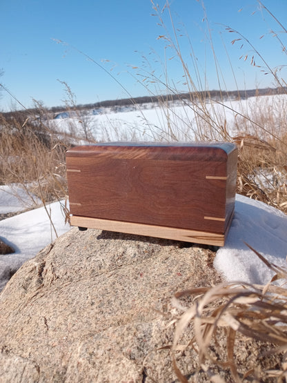 The Black Forest Woodbox Urn For Ashes