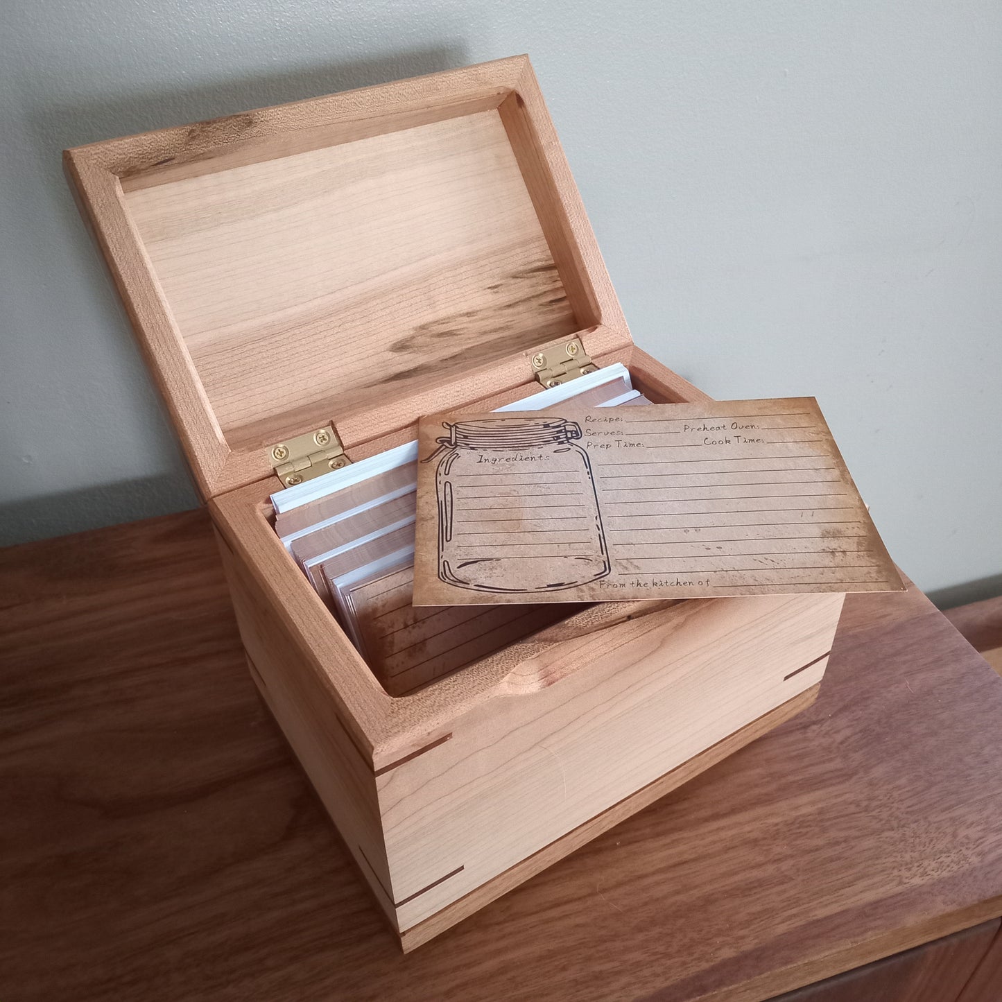 Heirloom Recipe Box - keep your culinary secrets safe.