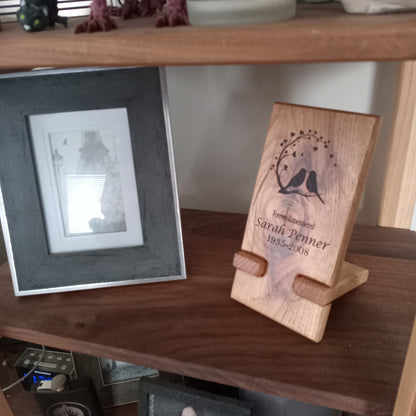 Forever Remembered - Standing Memorial Plaque, Standing Plaque, Memory Keepsake.