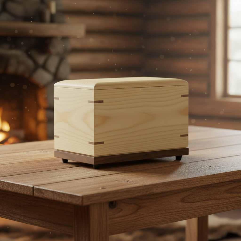 Personalized Wooden Urn For Ashes - Budget Freindly