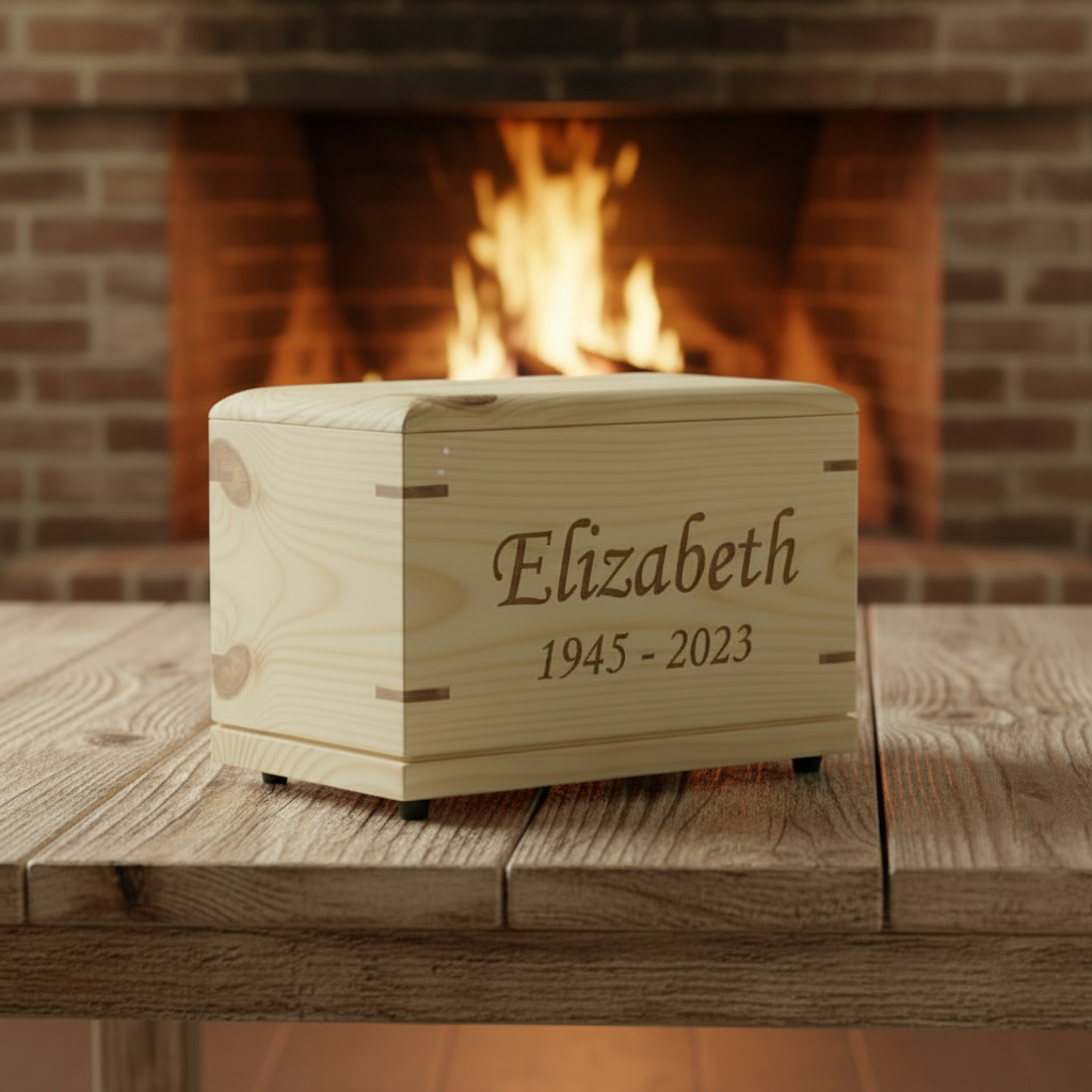 Your Proverbial Pine Box - Budget Friendly Wooden Urn For Ashes
