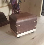 Matching Miniature Urn/Keepsake wooden Box - Shared Ashwood Keep