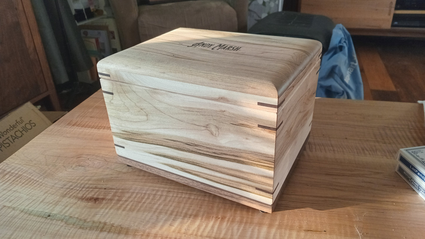 The Treasure Chest Keepsake Woodbox Urn For Ashes