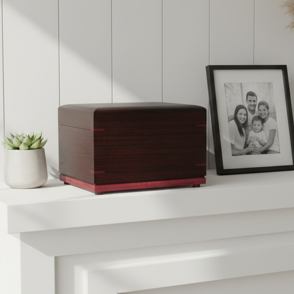 Twilight Grove - Handcrafted Solid Hardwood Cremation Urn for Ashes (⭐️ # 1 seller)