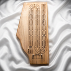 Provincial Hardwood Cribbage Board