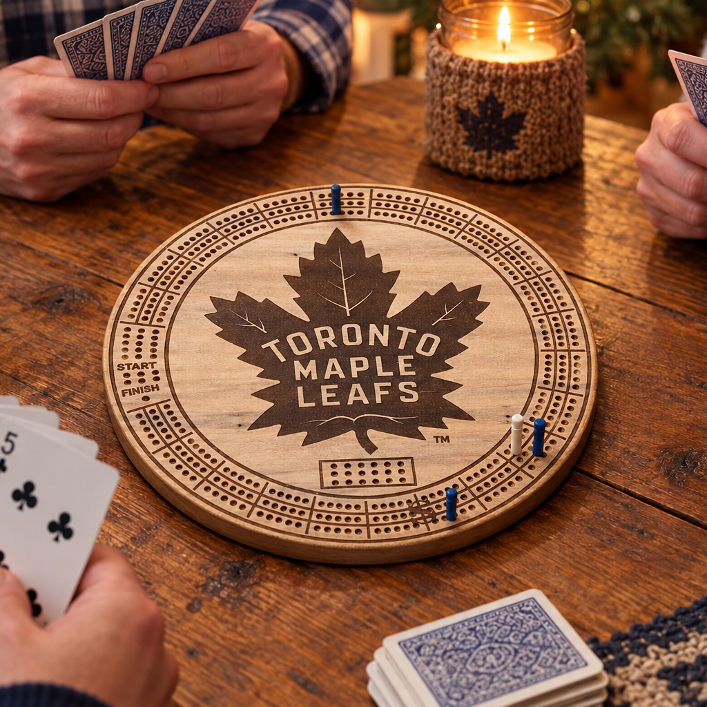 Personalized Cribbage Boards - For the Sports Fan