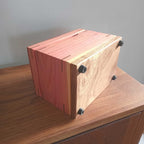 Handcrafted wooden recipe box personalized family recipe keeper with dividers and heirloom design