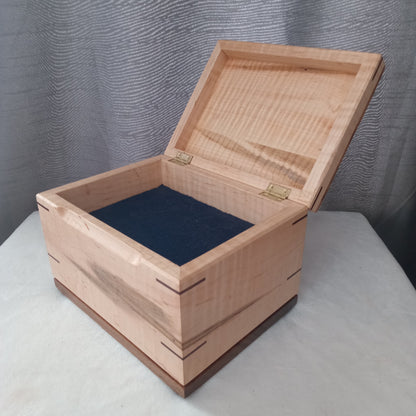 Treasure Chest Urn -  Adult Cremation Urn with Keepsake Compartment - Made In Canada