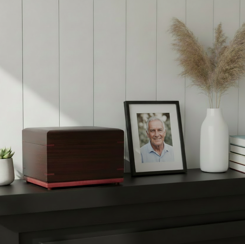 Twilight Grove - Handcrafted Solid Hardwood Cremation Urn for Ashes (⭐️ # 1 seller)