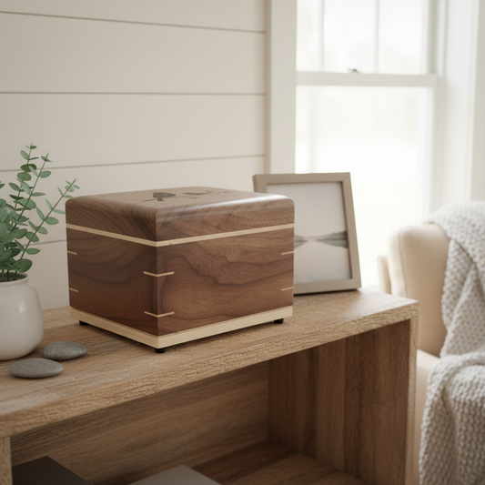 True North Urn - A Handcrafted Cremation Urn - A Tribute To Honor your loved one