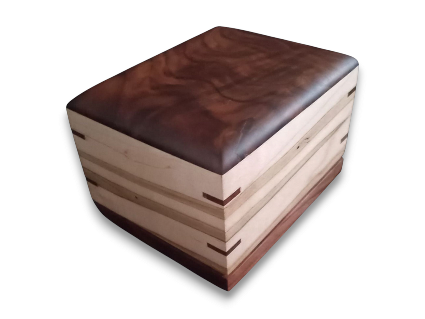 The Camelia Woodbox Urn For Ashes