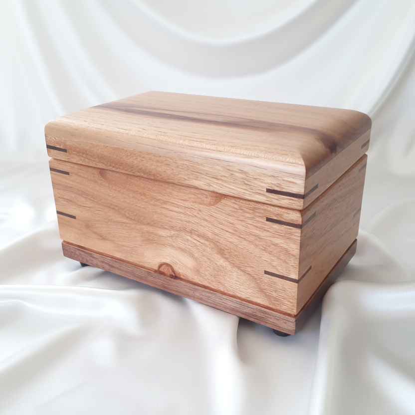 Adult Cremation Urn with Keepsake Compartment - Treasure Chest Wooden Urn (# 2 seller)