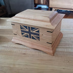 Traditional Handmade Memorial Urn For Cremation Ashes - The Ashwood Legacy Wooden Urn