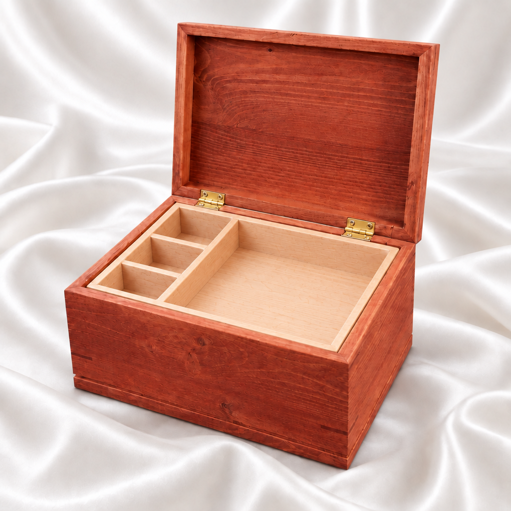 Solid Wood Keepsake/Jewelry box