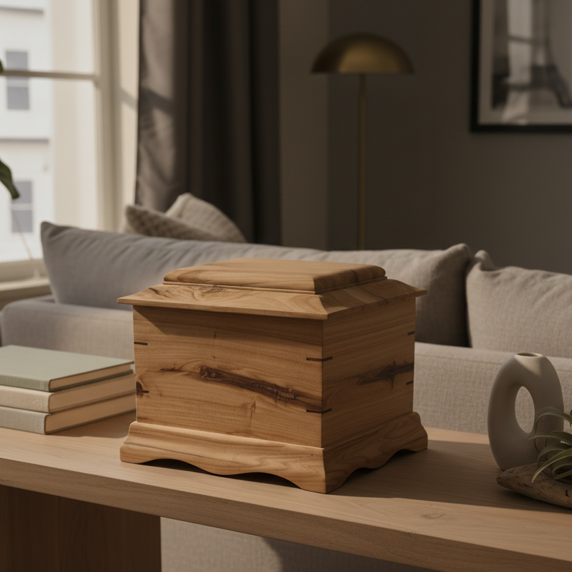 The Ashwood Keep - A Traditional Cremation Urn For Ashes