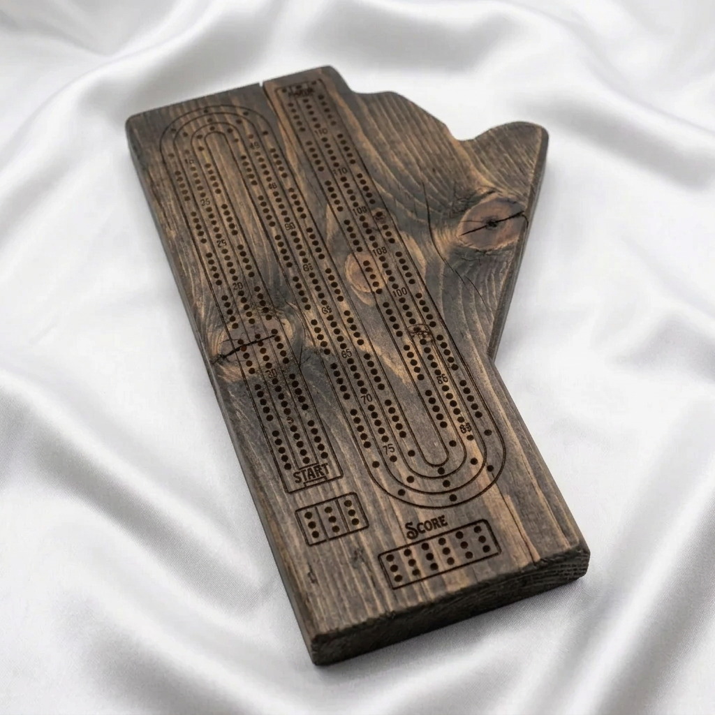 Provincial Hardwood Cribbage Board