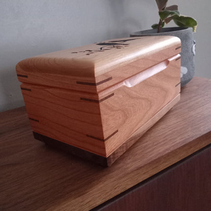 Paw Prints Keepsake Box Urn For Animal Ashes