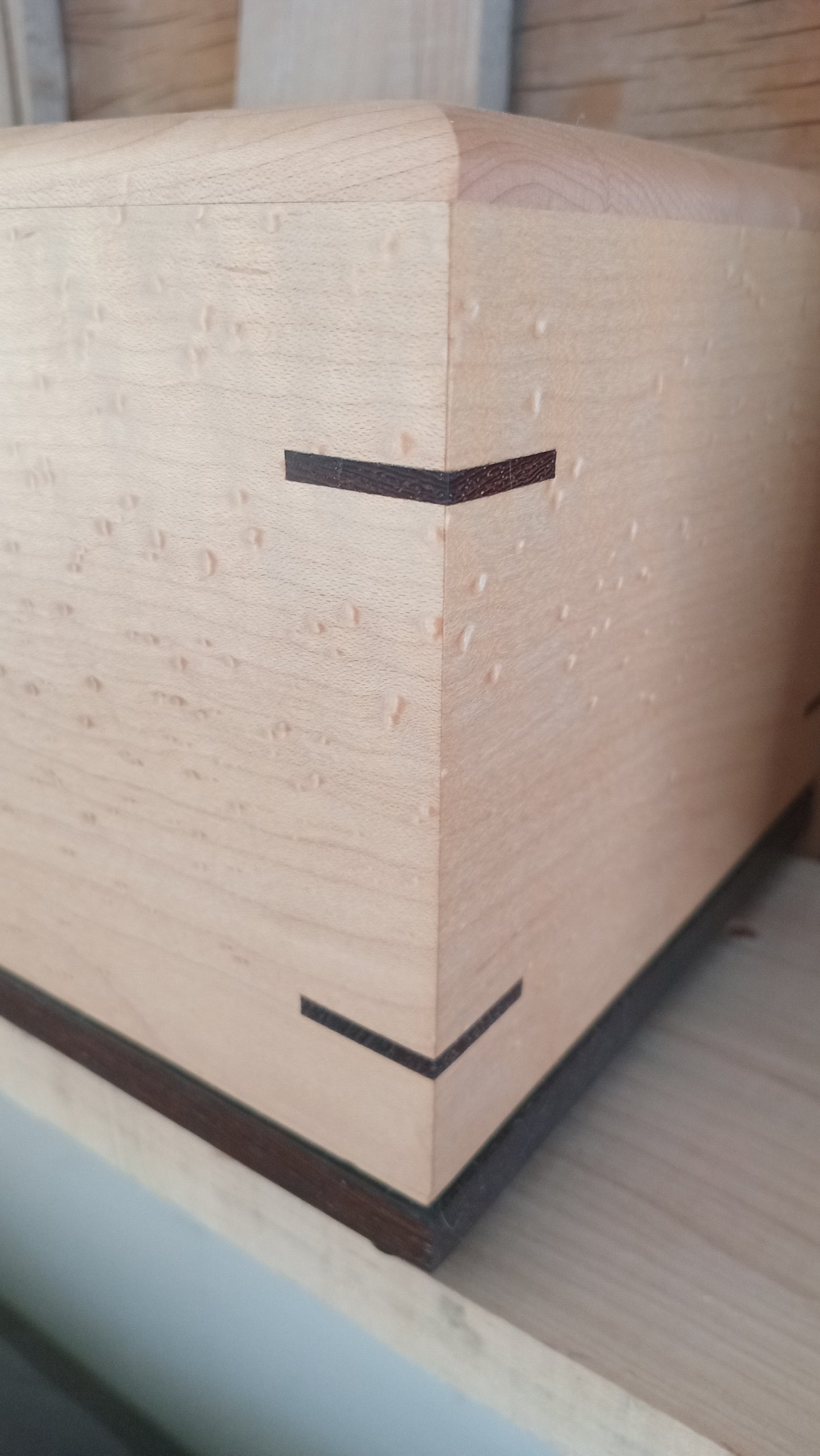 Paw Prints - Woodbox Urn For Animal Ashes