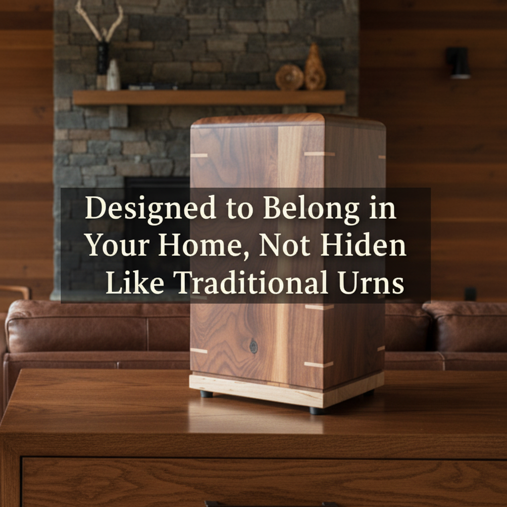 Soulwood Urn - Comfort You Can See and Touch, a Deeper Way to Stay Connected