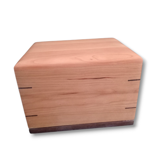 Cherry Blossom Woodbox Urn For Ashes