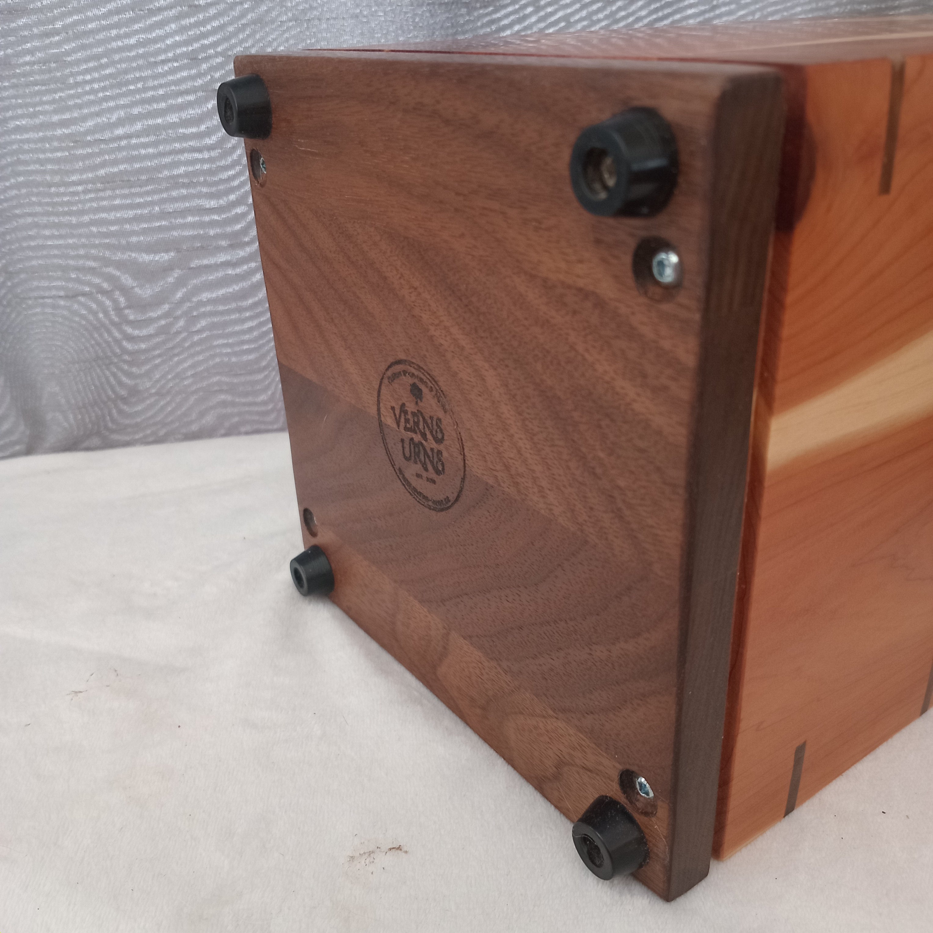 "New" Summit Pawprints- Woodbox Urn For Animal Ashes