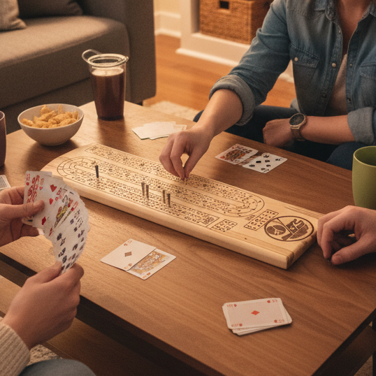 Personalized Cribbage Boards - For the Sports Fan & More