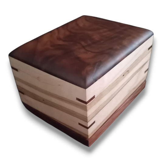 The Camelia Woodbox Urn For Ashes