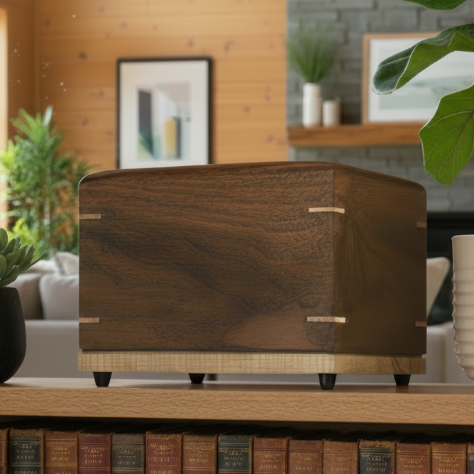 Twilight Grove - Handcrafted Solid Hardwood Cremation Urn for Ashes (⭐️ # 1 seller)