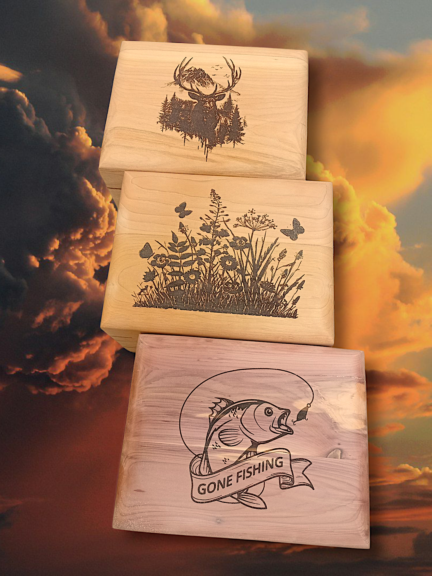 The Havenwood Woodbox Urn For Ashes