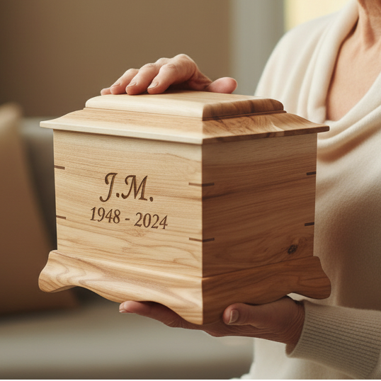 The Ashwood Keep - A Traditional Cremation Urn For Ashes