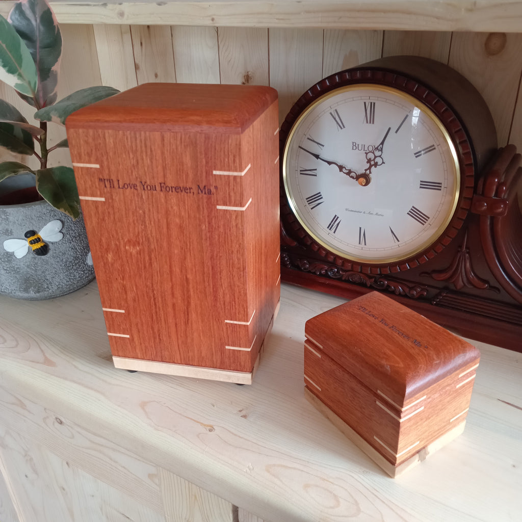 Shared Ashwood Keep - Matching Miniature Keepsake/Urn wooden Box