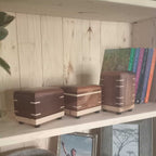 Matching Miniature Urn/Keepsake wooden Box - Shared Ashwood Keep