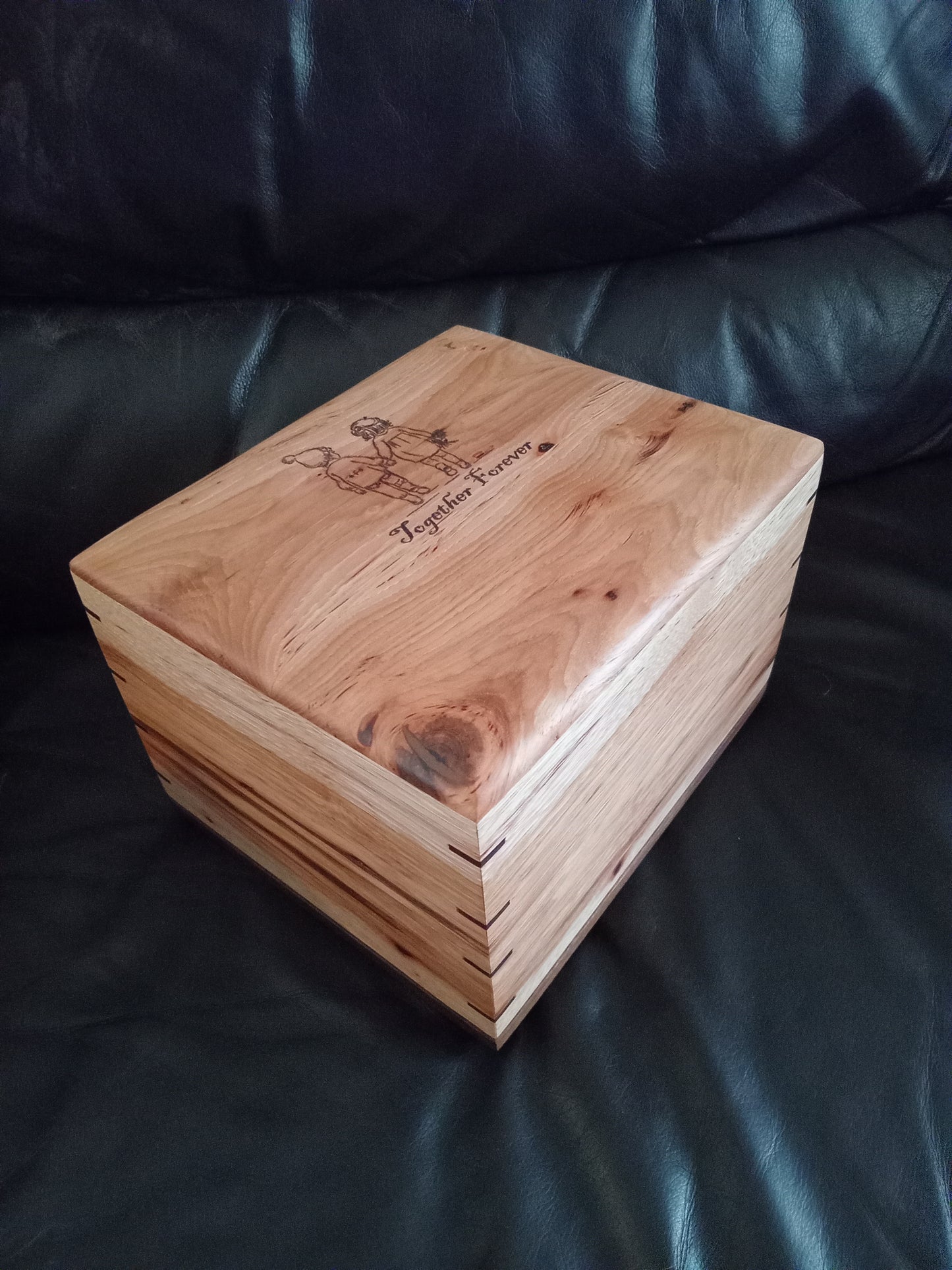 Together Forever Companion Woodbox Urn For Ashes