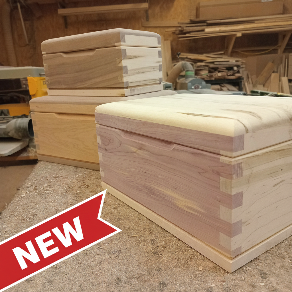 Heirloom Personalized Boxes - New From The Craftsman series of Boxes