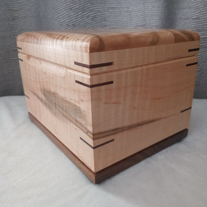 Treasure Chest Urn -  Adult Cremation Urn with Keepsake Compartment - Made In Canada