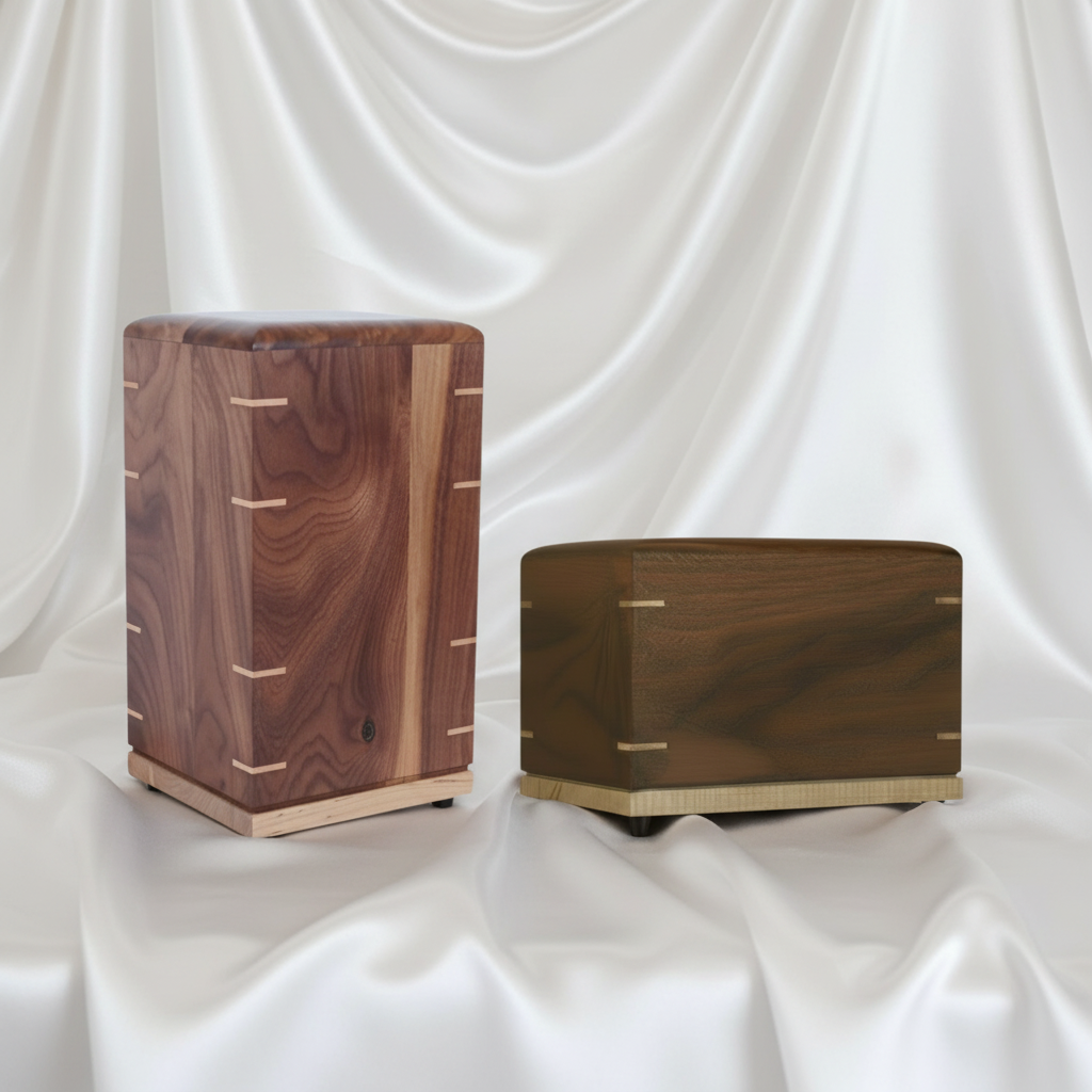 Ready To Ship - Wooden Cremation Urns