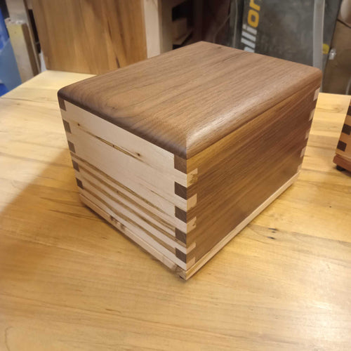 Craftsman Series Urn - Box Joint - Coming Soon - Contact me for availability