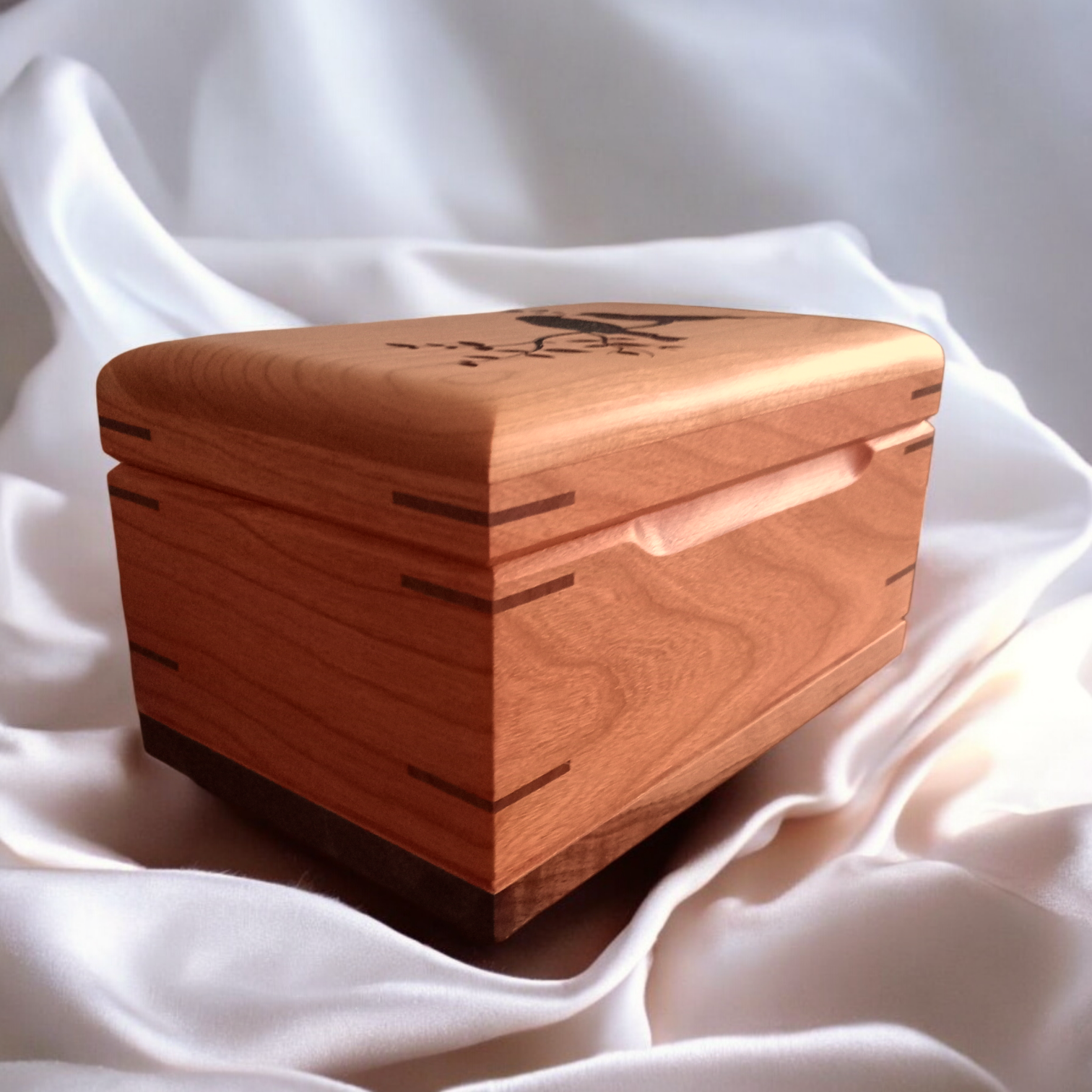 Personalized Wooden Keepsake Box – Handcrafted Memory Box