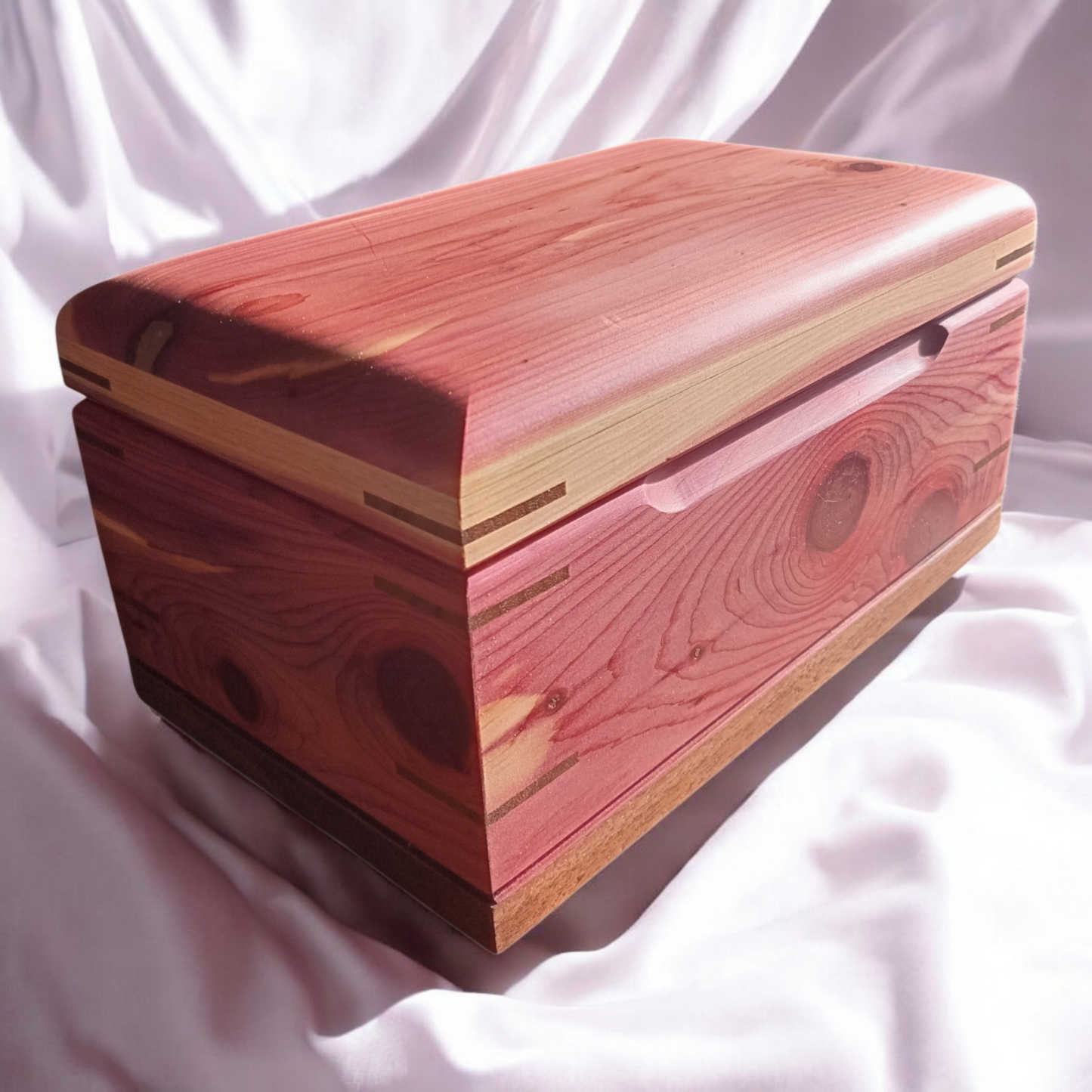 Paw Prints - Woodbox Urn For Animal Ashes