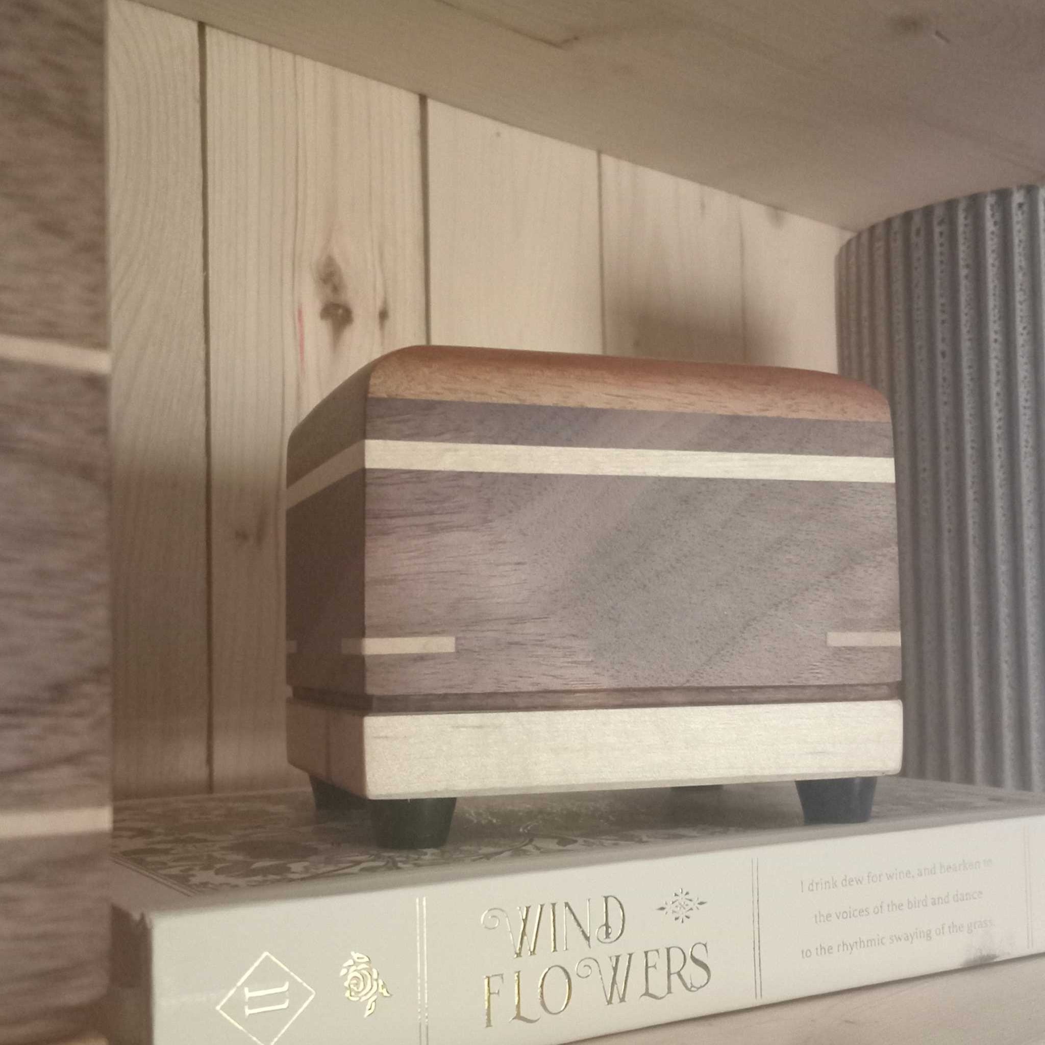 Matching Miniature Urn/Keepsake wooden Box - Shared Ashwood Keep