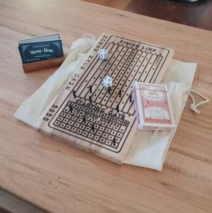 Racehorse Game, Dice, Cards, Fun.