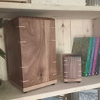Matching Miniature Urn/Keepsake wooden Box - Shared Ashwood Keep