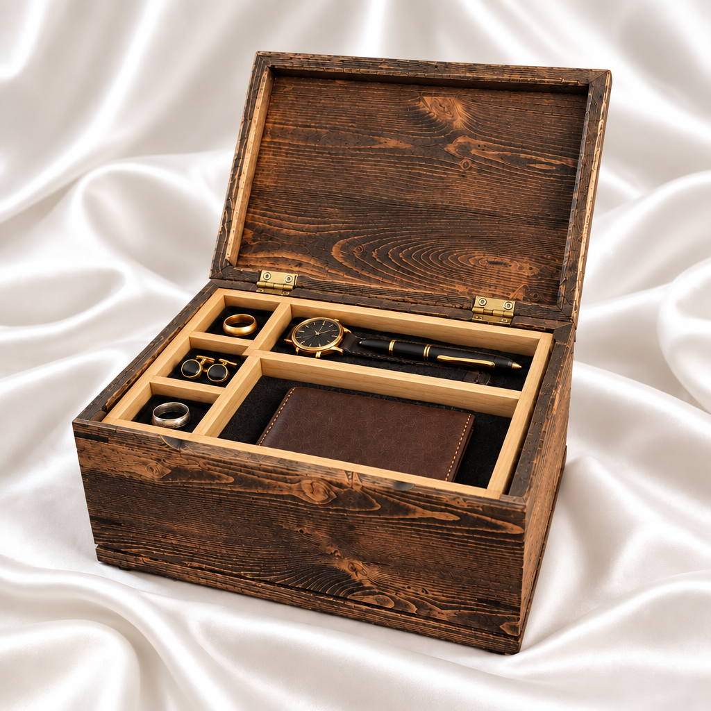 Solid Wood Keepsake/Jewelry box