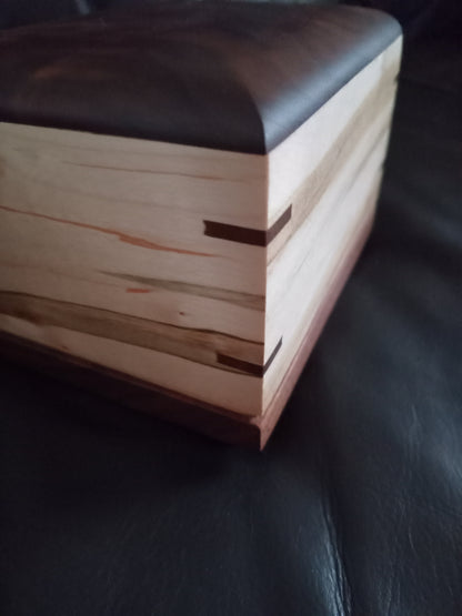 The Camelia Woodbox Urn For Ashes