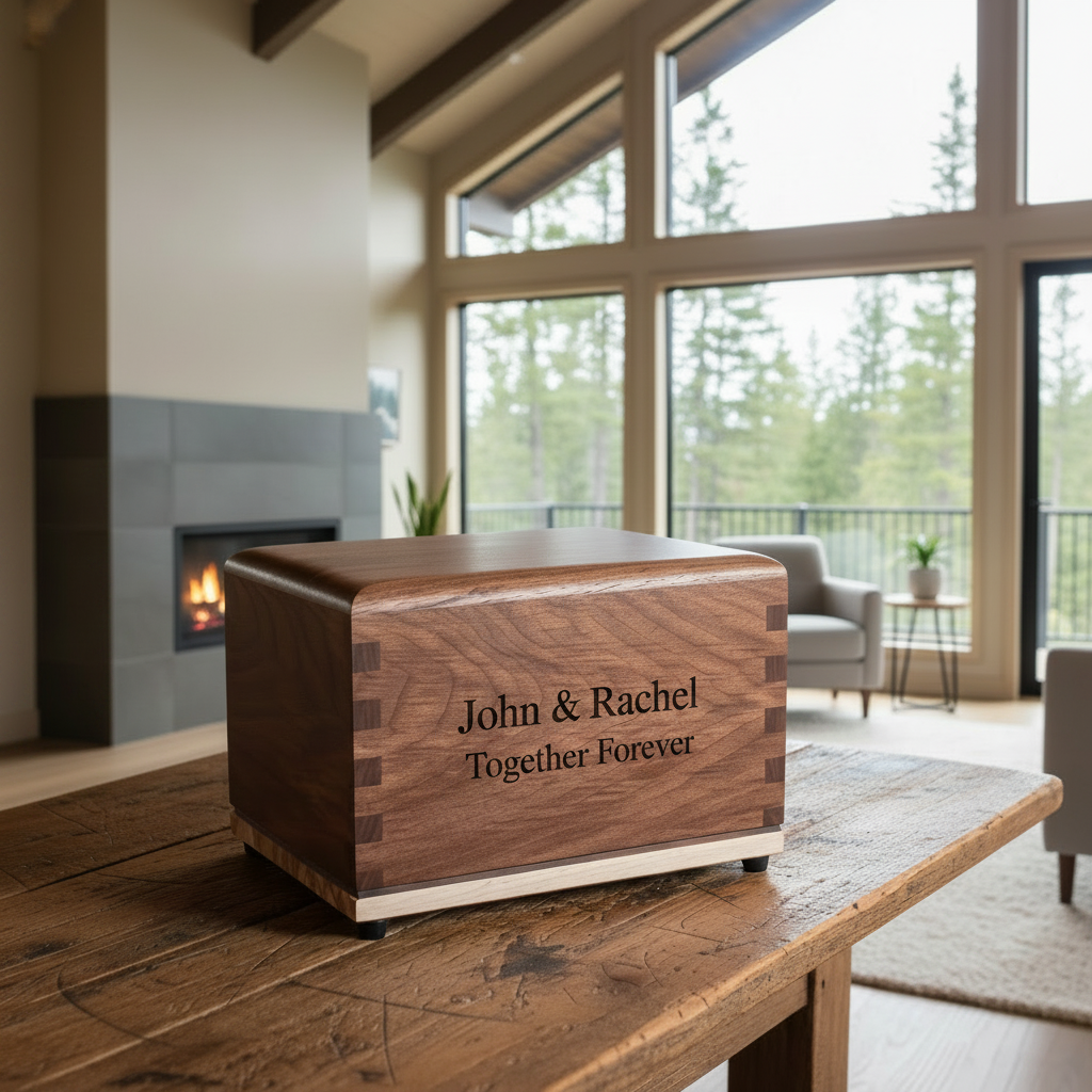 Companion Wooden Urns - The Shared Legacy Urn Collection
