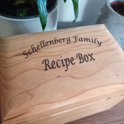 Heirloom Recipe Box - keep your culinary secrets safe.