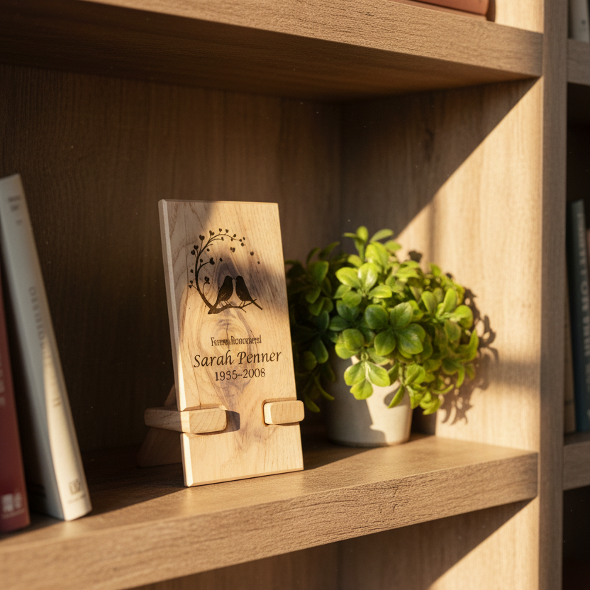 Personalized Memorial Plaque – A Timeless Tribute for Home, Family, and Friends