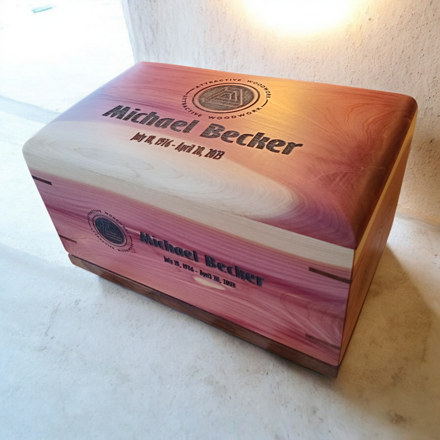 Twilight Grove - A Handcrafted Hardwood Tribute For Your Loved One