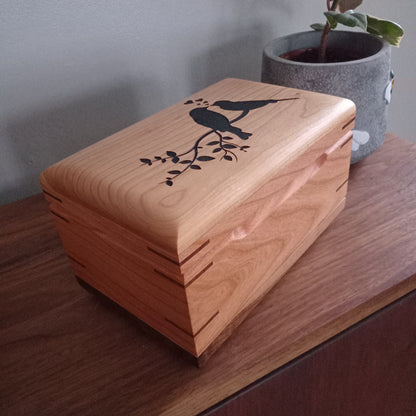 Paw Prints Keepsake Box Urn For Animal Ashes